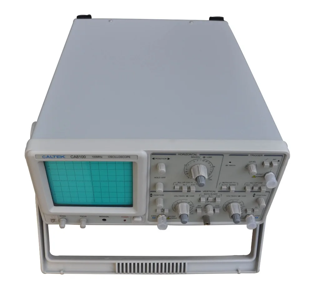 Fast arrival Caltek CA8100 dual channel analog oscilloscope dual trace