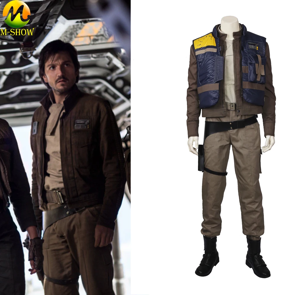 

Rogue One A Star Wars Story Cosplay Costume Cassian Andor Cosplay Halloween Costumes For Adult Men Custom Made