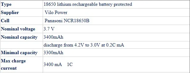 4 шт. оригинальная защищенная 18650 NCR18650B 3400mAh литий-ионная аккумуляторная батарея с 3,7 V PCB для фонарика