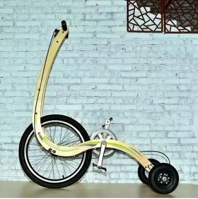 riding bike standing up