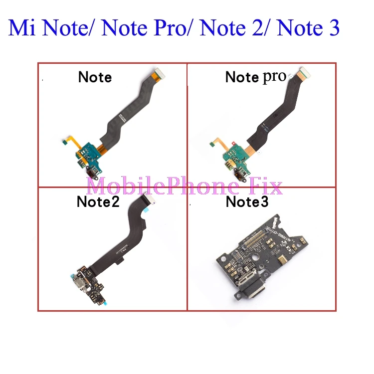 

For Xiaomi Note, Mi Note Pro, Mi Note 2, Mi Note 3 Charging Port Flex Cable USB Charging Charger Dock Connector Ribbon