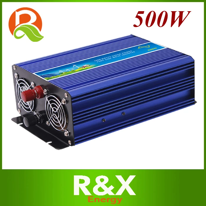

500W off grid pure sine wave inverter. Power inverter 500w. 12/24/48V DC to 100/110/120/220/230/240V AC.
