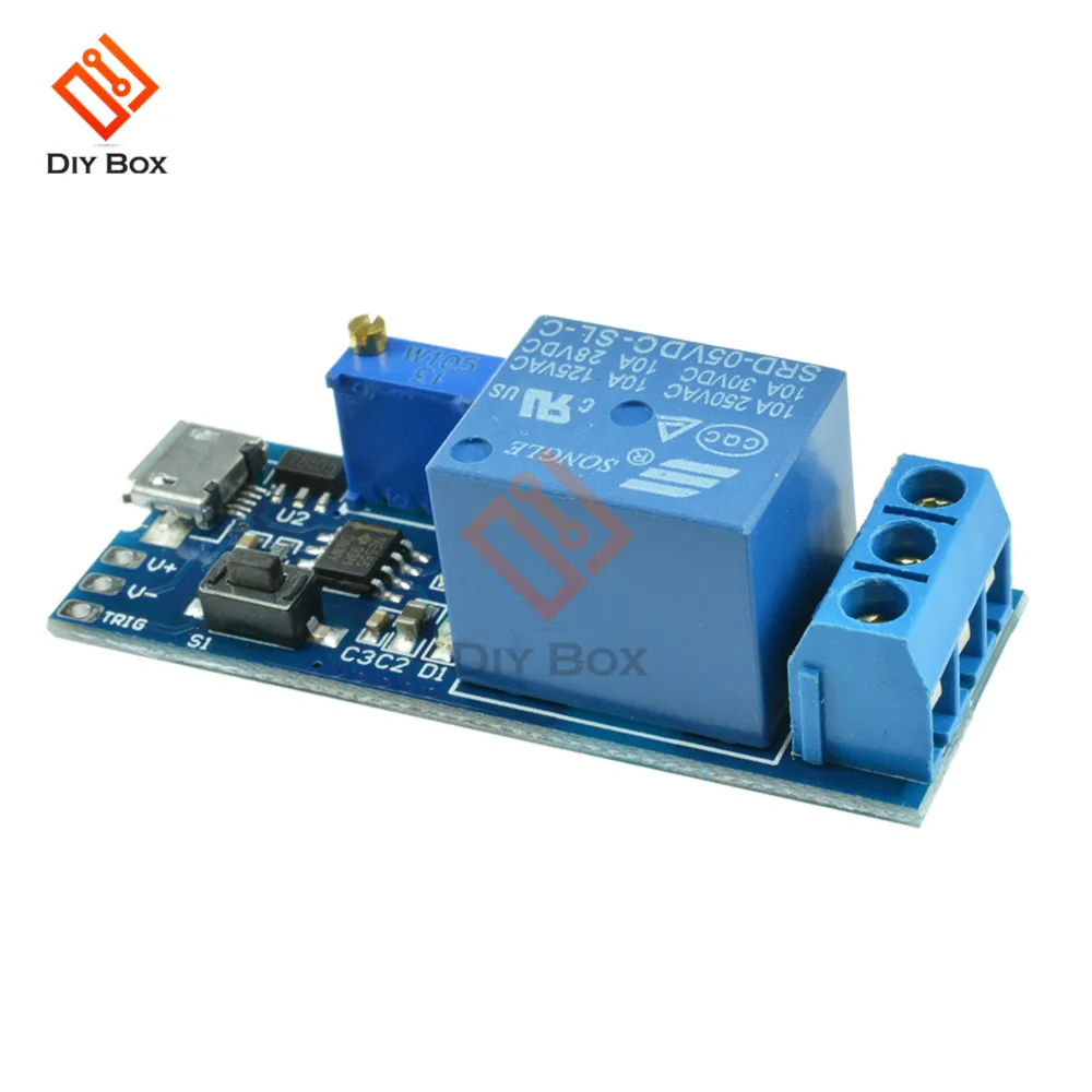 Модуль микро usb с таймером реле времени задержки срабатывания 5 30 в|power micro usb|power