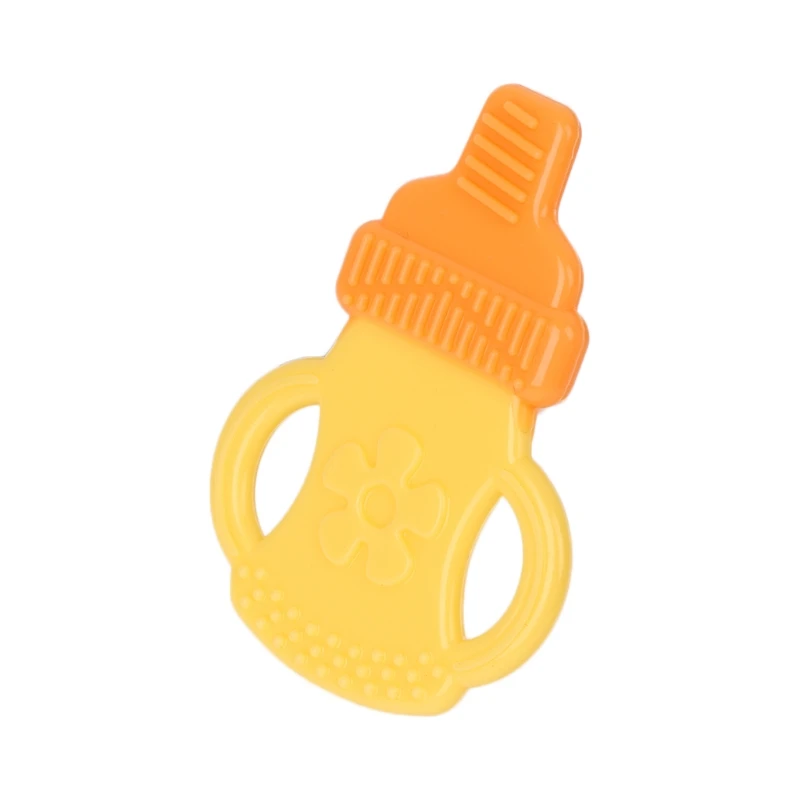 Детские Прорезыватель мягкий силиконовый DIY малыш Bottlel Форма мультфильм кольцо ремесла жевательная игрушка Прямая доставка