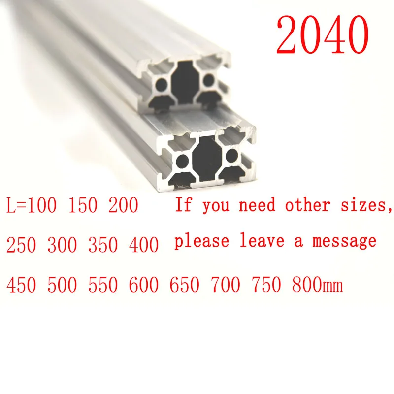 1 шт. 2060 алюминиевый профиль 2060 экструзия Европейский стандарт анодированный линейный рельс алюминиевый профиль 2060 ЧПУ 3d части принтера