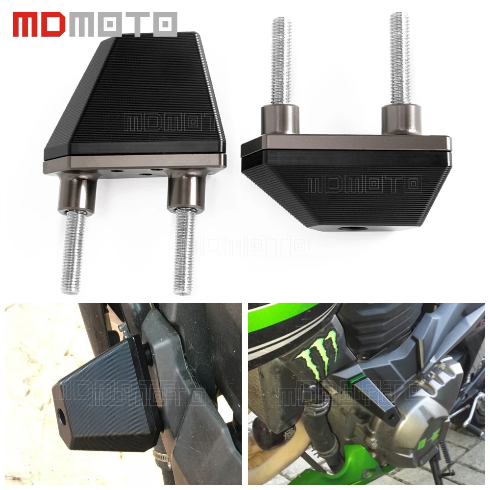 CNC motorcycle engine protector guard cover left&right frame sliders engine crash protection for
