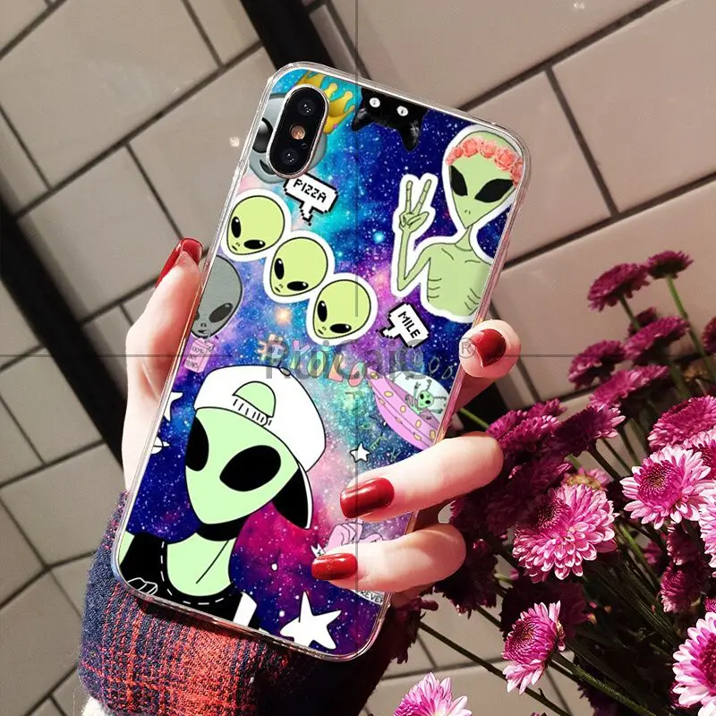 Stylish cartoon alien