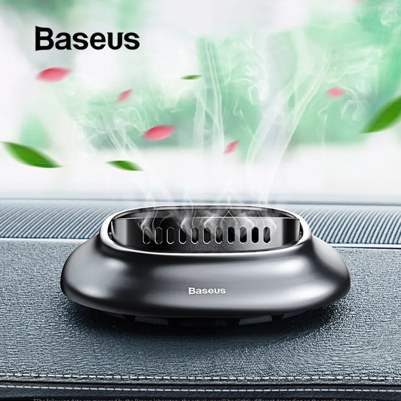 

Baseus Car Holder Car Perfume Fragrance Air Freshener Solid Diffuser Essential Oil Eliminate Car Air Condition Odor Freshener