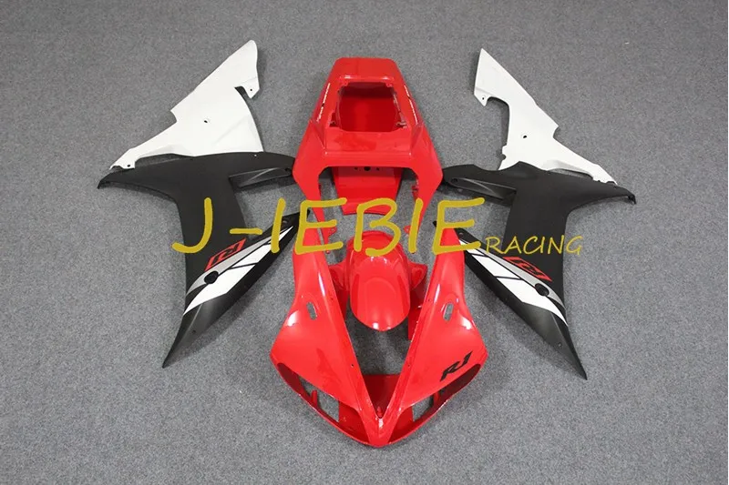

Red black white Injection Fairing Body Work Frame Kit for Yamaha YZF 1000 R1 2002 2003
