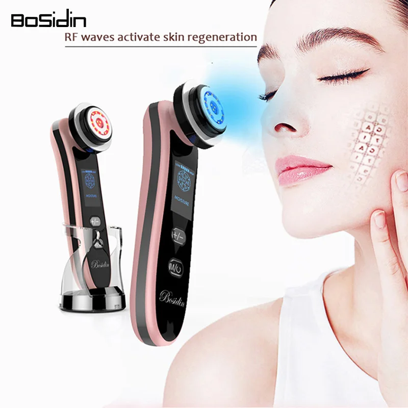

home use RF beaute portable facial machine with LED therapy handheld beauty device Wrinkle Removal Skin Tightening Anti Aging