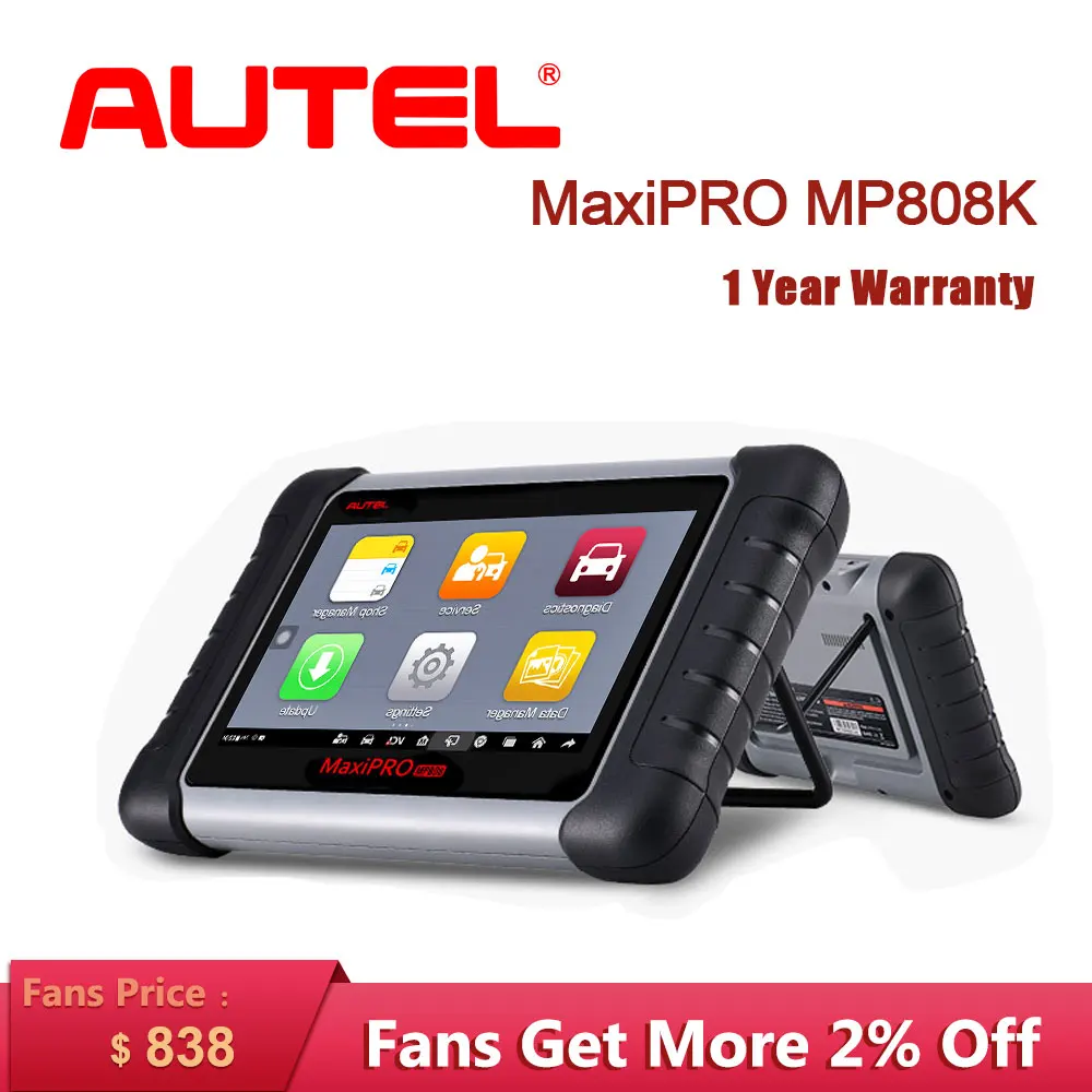 Autel MaxiPRO MP808K Auto Diagnostic auto Tool OBD2 Code Reader Scanner OBD car diagnostic scania automotivo vag com like DS808K