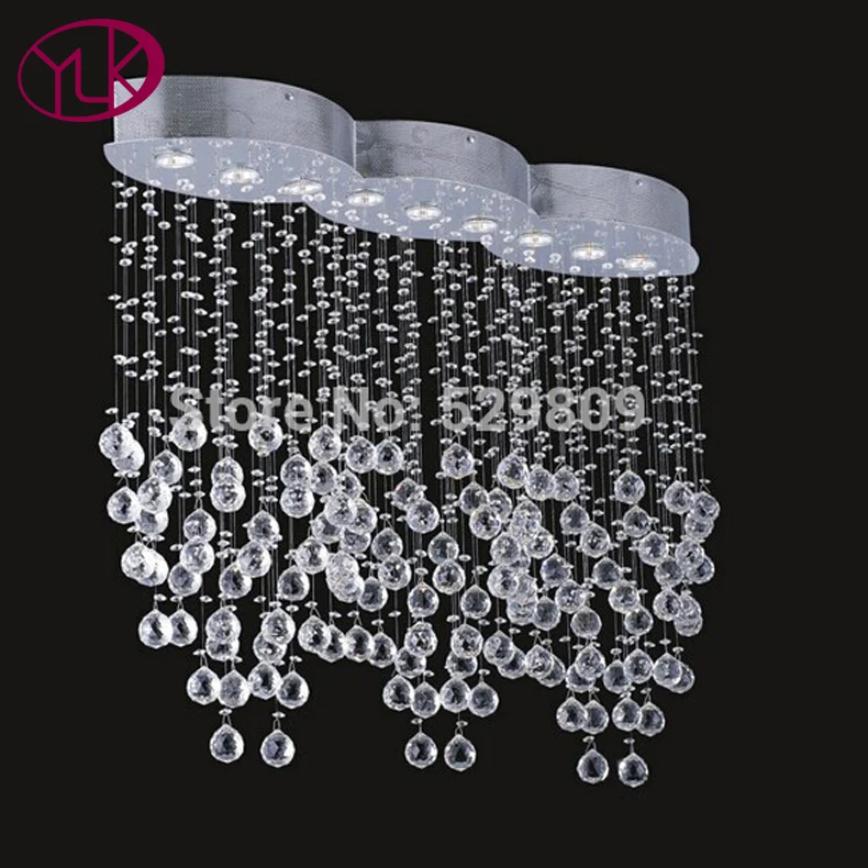 

Youlaike New Modern Crystal Chandelier Creative Design Dining Room Hanging Light Fixture Home Decoration Lighting