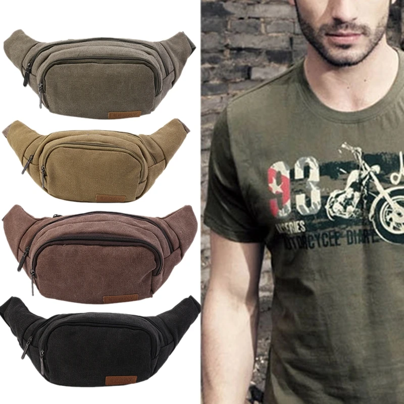 

New Arrive Men Durable Fanny Waist Pack Belt Hip Military Bag Pouch