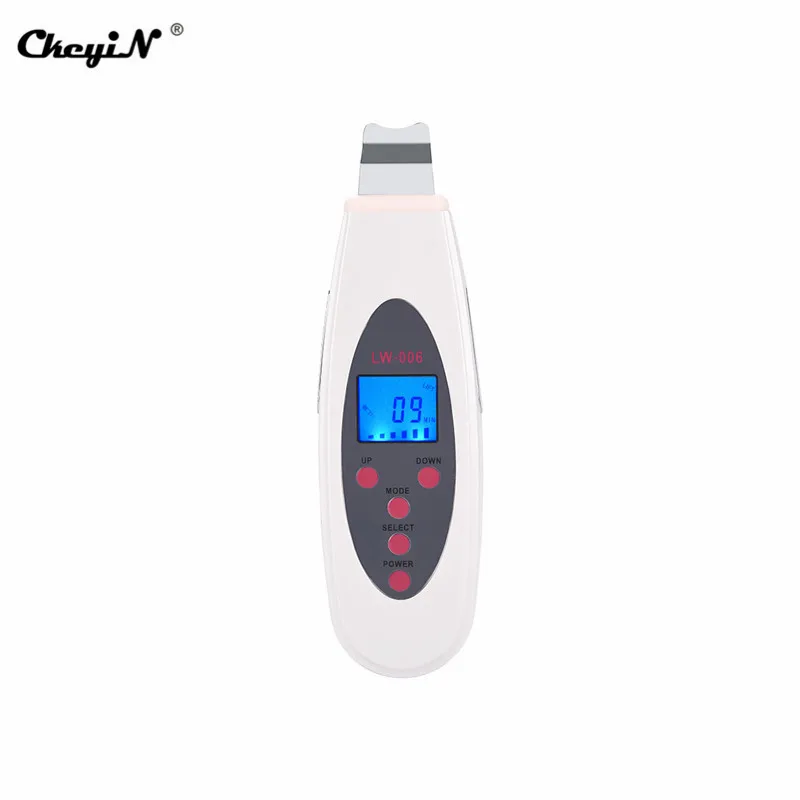 Purificador da Pele Limpador de Rosto Ckeyin Ultra-sônico Remoção Acne Facial Spa Massageador Ultra-som Peeling Tom Limpo Elevador Apertado 13 Beleza e saúde