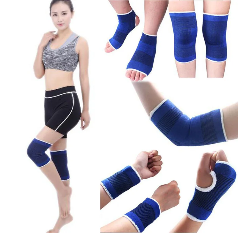 Protective Elastic Elbow and Knee Pads 2 pcs/Set