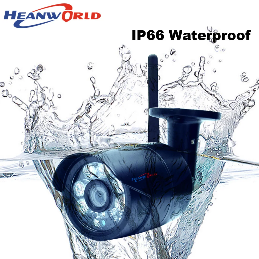Наружная Водонепроницаемая беспроводная IP камера Heanworld 1080 МП P Wi Fi micro SD карта веб