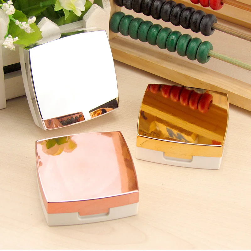 

10pcs/lot new High quality beautiful with mirror Convenient to carry Contact lens case Lovely Travel kit box Women Partner box
