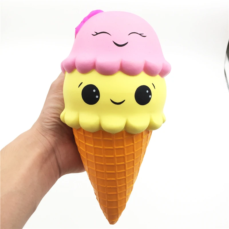 Squishy Cartoon Ice Cream Scented Kawaii Wholesale Squishies Slow Rising Jumbo Squeeze Toys For ...