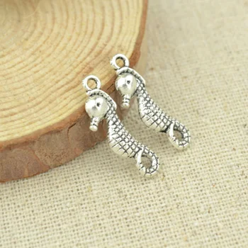 

60 pcs 23*8 mm Antique Tibetan Silver Charms Bracelet Necklace Pendant New Fashion Alloy charm deer 2312