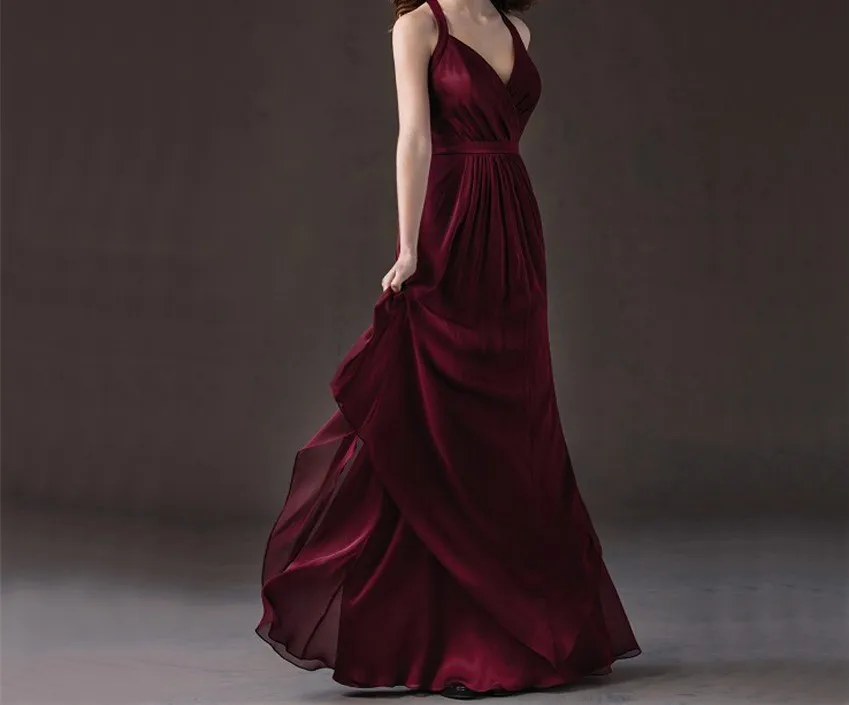 wine junior bridesmaid dresses