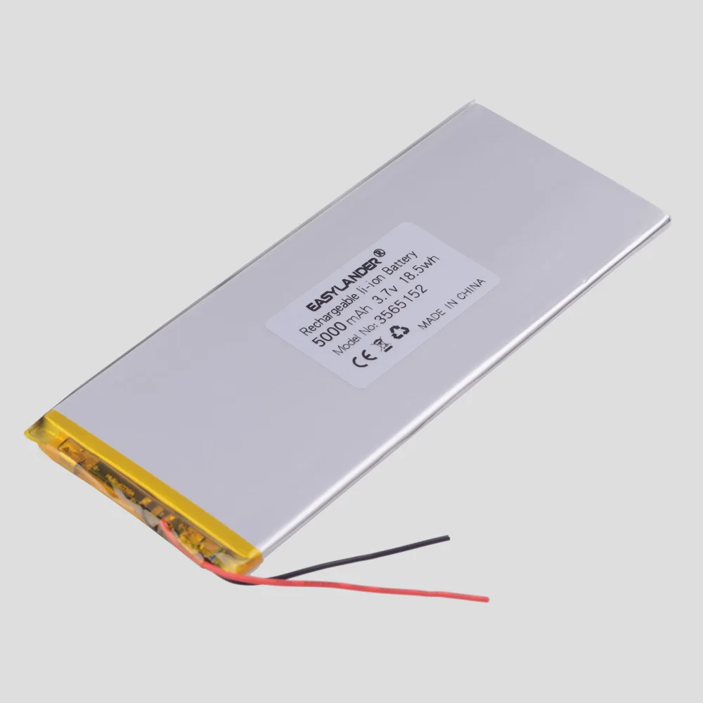 3 8 V 7 5000mAh 3565152 литий-ионный полимерный аккумулятор для планшетного ПК внешнего