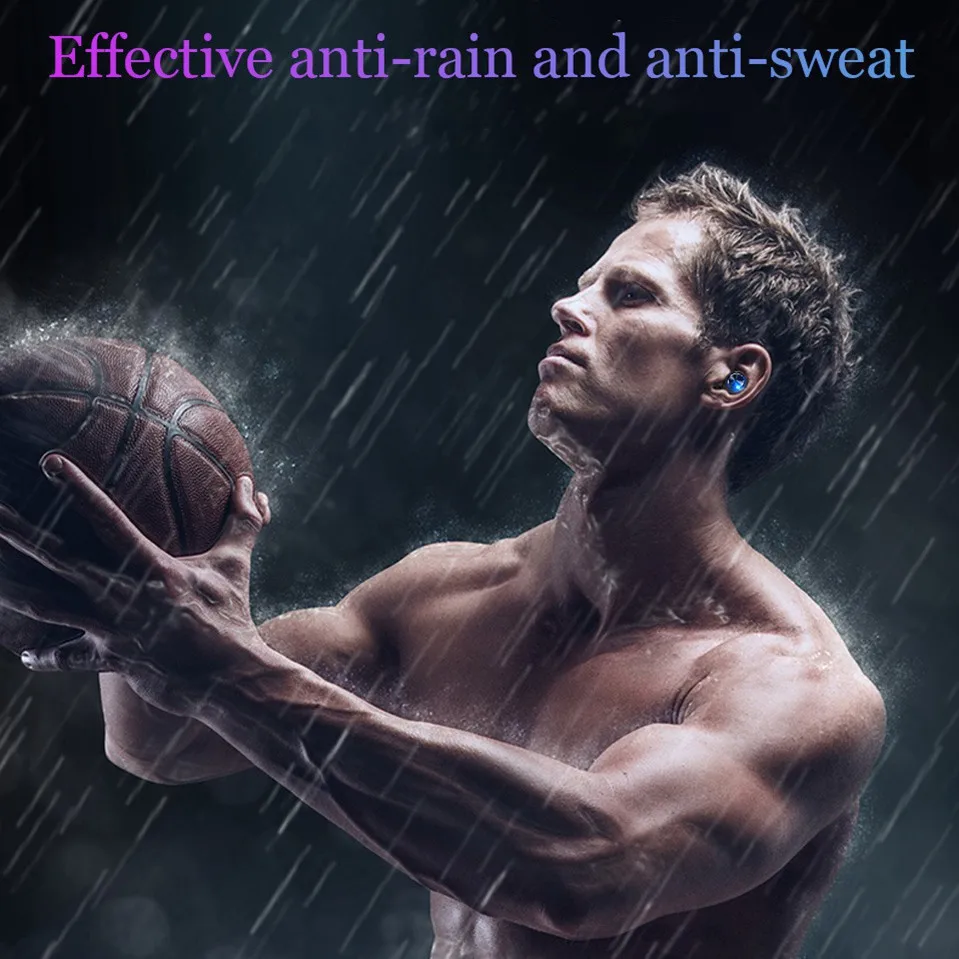 Wireless Bluetooth Earphone 5.0 Sport Headset Gaming with Microphone Stereo Earbuds Headphones Bluetooth TWS Earphones For Phone (12)