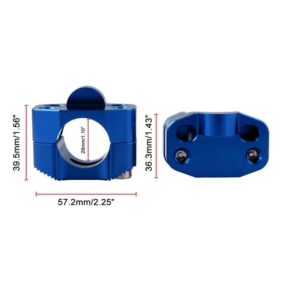 CNC алюминиевый руль Кошельки 1 1/8 &quotУниверсальный Регулируемый 28 мм смазка бар