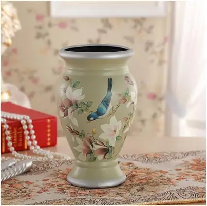 Европейско-американские керамические вазы для цветов, декоративно-прикладное искусство керамики в жизни в украшении, женат для украшения комнаты