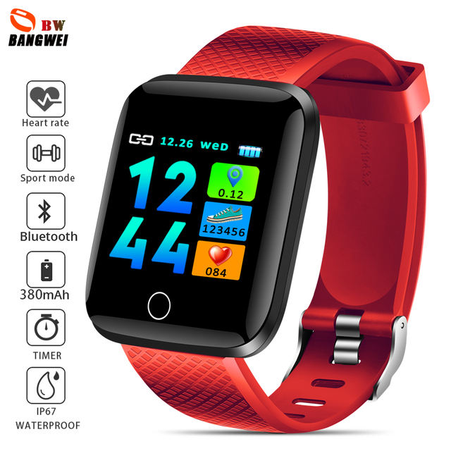 LIGE Smart bracelet Women Men Heart Rate Blood Pressure Monitor Sport Fitness Tracker Smart Wristband watch Pulseira inteligente