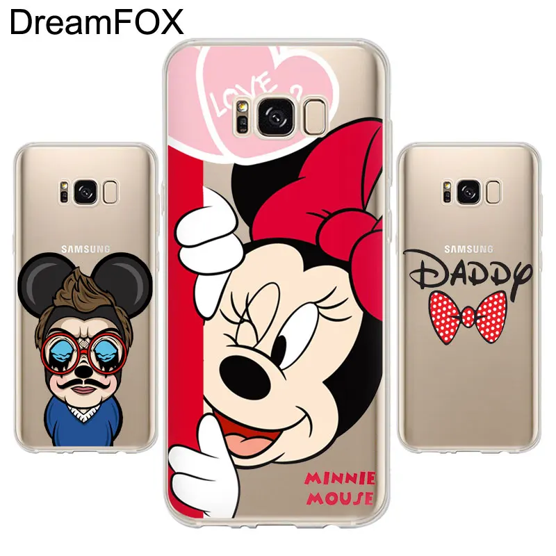 DREAMFOX L299 модный Мягкий ТПУ силиконовый чехол с мышкой для samsung Galaxy Note S 7 8 9 10 10e 11 11e