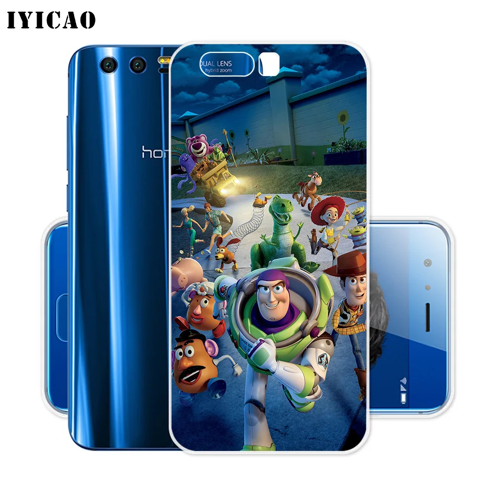 Мягкий силиконовый чехол IYICAO Toy Story для Huawei Y9 Y7 Y6 Prime 2018 Honor 8C 8X8 9 10 Lite 7X 7C 6A 7A