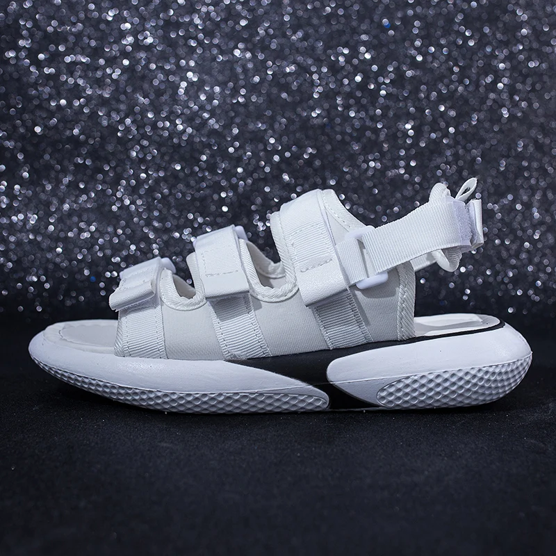 

2019 Fashion Casual Sandals High Rise Buckle Flat Wild Breathable Shoes Women 2019 Summer New Wedges Sandals Sapato Feminino