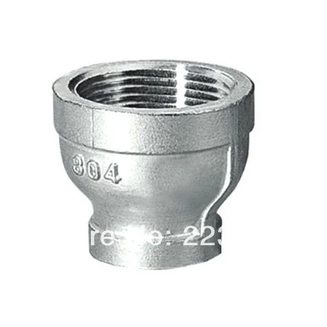 

Free shipping Nipple 3/8" x 1/4" Female SS304 Stainless Steel Threaded Reducer Pipe Fitting NPT 5pcs/lot