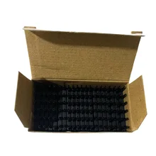 Набор из 40, черное профессиональное средство для наращивания волос с 6 рядами длиной 5 см, металлическая расческа пряжки-зажимы