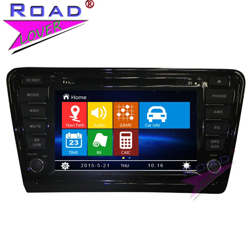 Автомобильный DVD плеер TOPNAVI Wince 6 0 два Din 8 дюймов Автомагнитола для VW Octavia 2015 стерео
