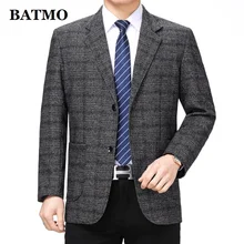 Batmo Новое поступление высокого качества умный Повседневный клетчатый мужской пиджак, мужские повседневные костюмы, мужские куртки Плюс-Размер 12