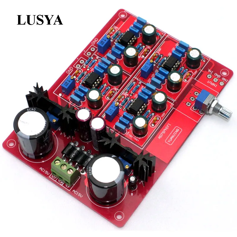 

Lusya NE5534 HIFI Amplifier Preamp Tweak Board LM1036 Circuits Tuning Board T0162