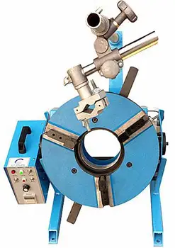 

200KG welding positioner long workpieces can be directly through the through holes with WP300 chuck and torch holder
