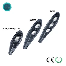 Светодиодный уличный свет 20 Вт 30 Вт 50 Вт 100 Вт 150 Вт 200 Вт уличная дорога садовый парк уличный свет 85-265 в наружное освещение водостойкий