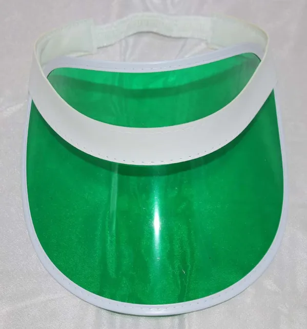 TOYOOSKY 2017 New Fashion Sun Cap Neon Sun Visor Peak Cap Clear Plastic