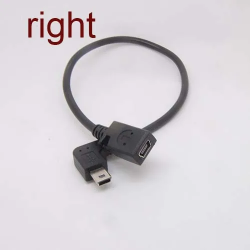 Премиум мини USB папа под прямым углом к Mini Женский адаптер Конвертеры|mini usb|usb male to