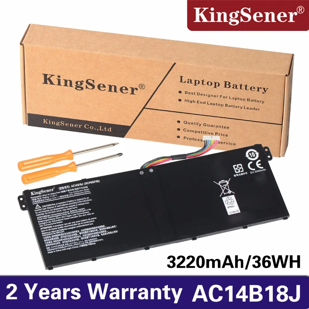 KingSener AC14B8K AC14B18J AC14B13J Laptop Battery for Acer Aspire E3-111 E3-112 E3-112M ES1-511 V3-111P CB3-531 TravelMate B115 KingSener AC14B8K AC14B18J AC14B13J Laptop Battery for Acer Aspire E3-111 E3-112 E3-112M ES1-511 V3-111P CB3-531 TravelMate B115