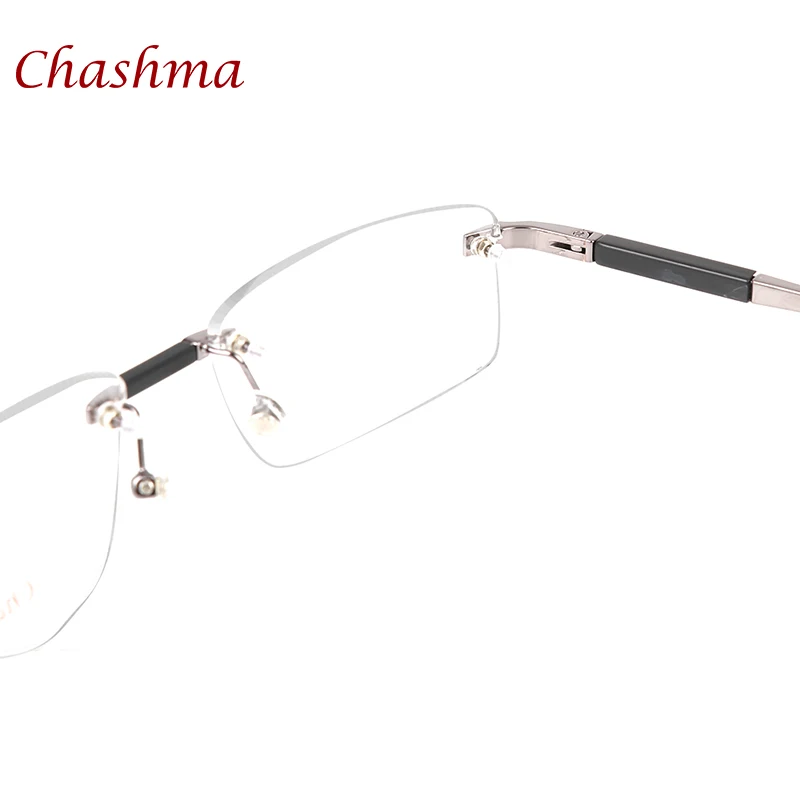 Eyeglasses Frames Eyeglass Frames Myopia Glasses Optical Glasses Chashma Brand Designer Titanium Rimless Mans Optical Frameless Eyeglasses Frame