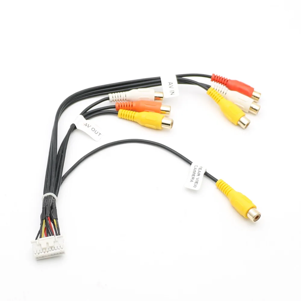 20 Pin Plug Car Stereo Radio RCA AV IN Output Wire Harness Wiring Connector Adapter Cable-in Cables, Adapters & Sockets from Automobiles & Motorcycles on ...
