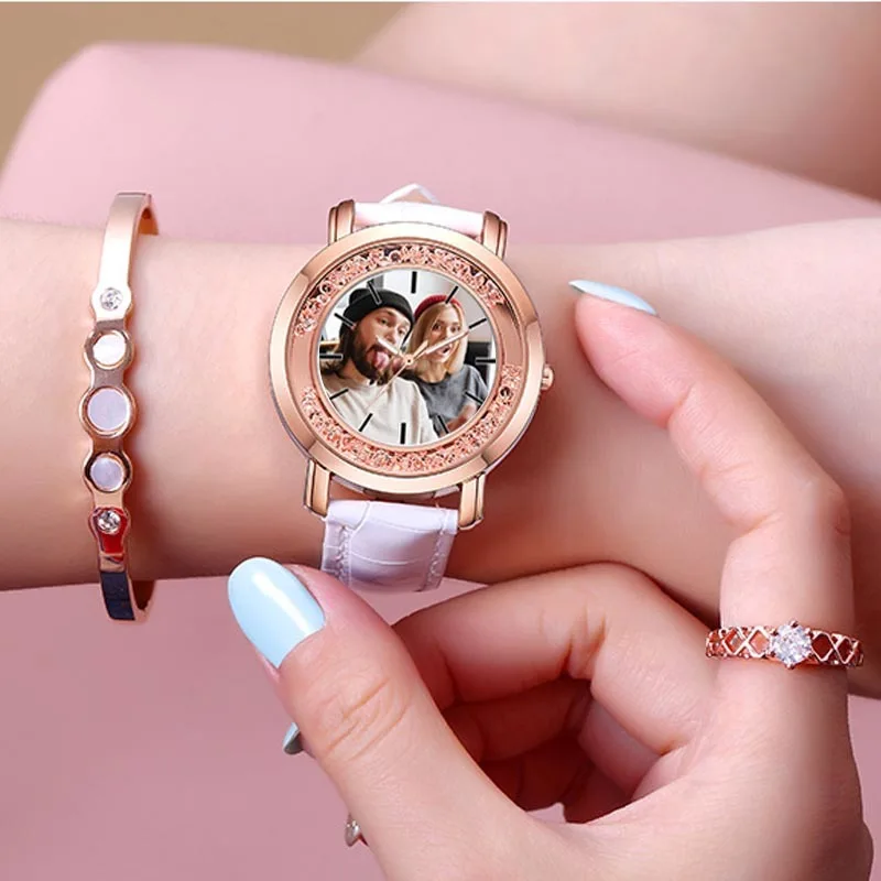 

A3320w DIY Wrist Watch Print with Client's image Custom Photo Watch Personalized Lucky Logo Quartz Watch For Souvenir And Gift