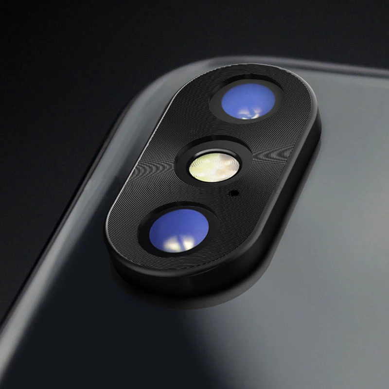 Для iPhone 7 8 Plus X XS MAX XR Защитная пленка для объектива камеры металлическая защитная