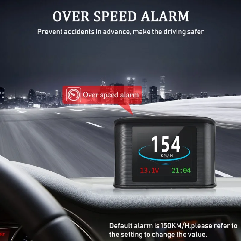  GPS HUD Automobil Auf-board Computer Auto Digitale GPS OBD Fahren Head Up Display Tachometer Kühlmi