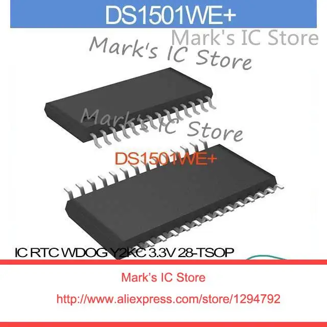 DS1501WE + IC RTC WDOG Y2KC 3 V 28-TSOP 1501 DS1501 1501W DS150 1501WE | Электронные компоненты и принадлежности