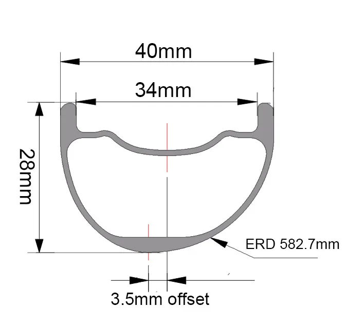 Cheap 460g 29er Asymmetric MTB Carbon Rim 28mm x 40mm AM/ENDURO 29 inch All Mountain Bicycle Hookless Tubeless Clincher UD 3K 12K 0 Cheap 460g 29er Asymmetric MTB Carbon Rim 28mm x 40mm AM/ENDURO 29 inch All Mountain Bicycle Hookless Tubeless Clincher UD 3K 12K 0