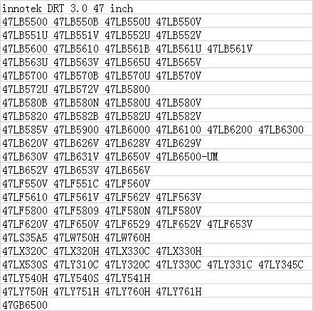 8 шт. светодиодный фонарь с подсветкой для LG innotek DRT 3,0 47 дюймов innotek DRT 3,0 4" A B REV01 полосы подсветки телевизора светодиодный полосы лампы для баров